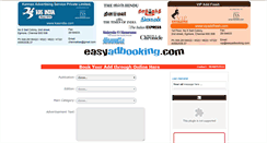 Desktop Screenshot of easyadbooking.com
